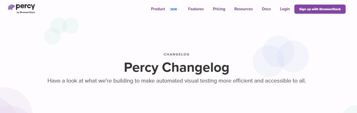 percy-changelog