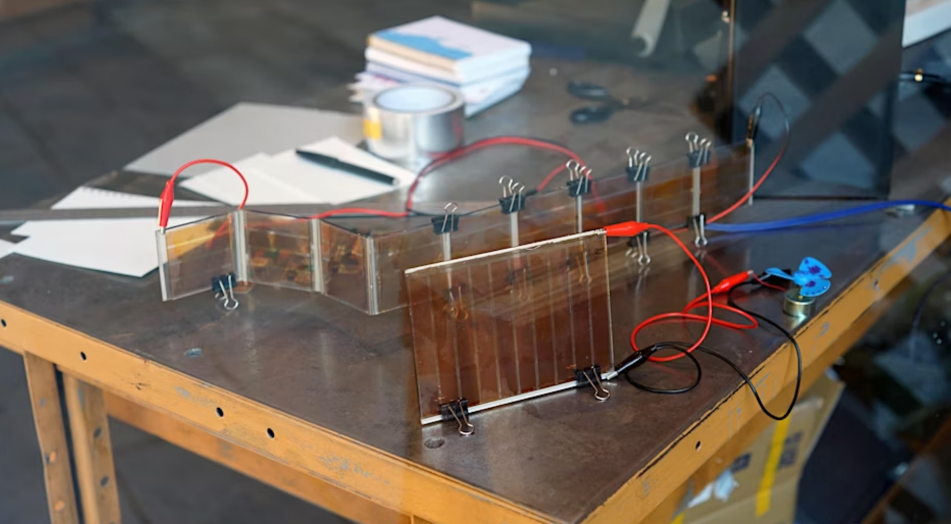 1,540,000nm of DDSSC (DIY dye sensitized solar cell)