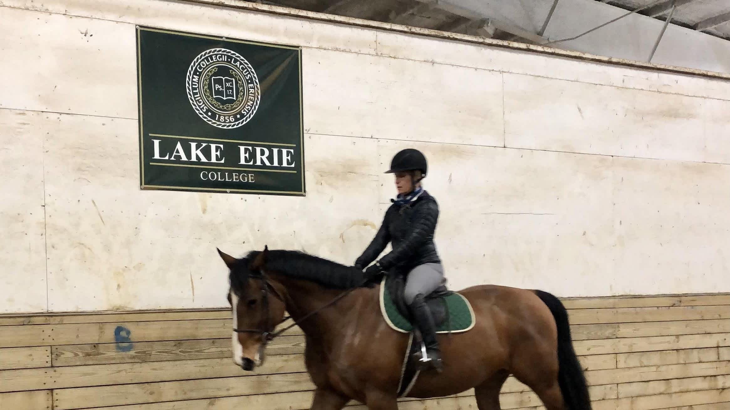 Winter at the Equestrian Center Lake Erie College