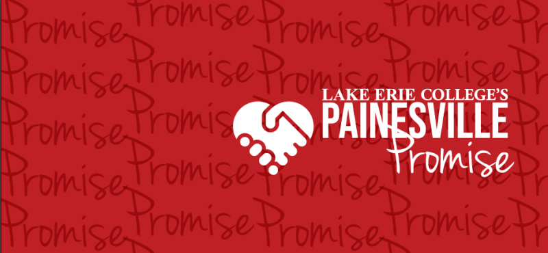 decorative banner for Lake Erie College's Painesville Promise scholarship program