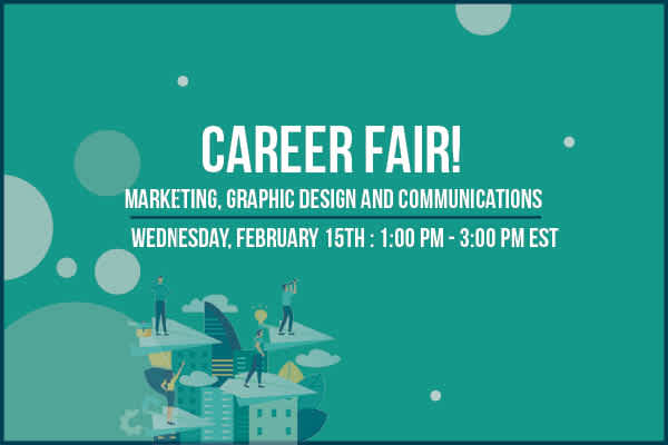 Career Fair Marketing Graphic Design and Communications