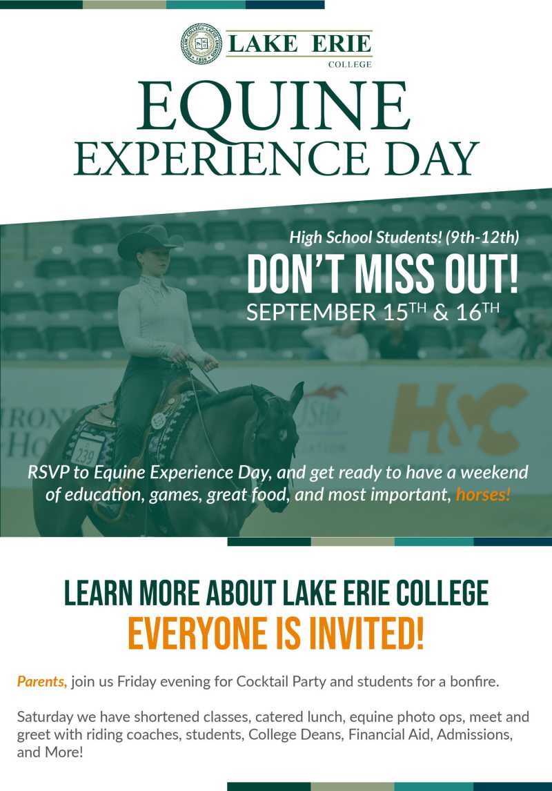 Graphic for Equine Experience Day Event