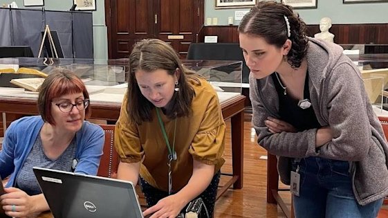 Poison Book Project Article Co-Authors from left to right.
Melissa Tedone, PhD, Rosie Grayburn, PhD, and Janet Wittine, Class of 2025
