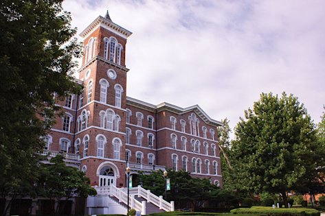 Photograph of College Hall at Lake Erie College in Painesville, Ohio. 