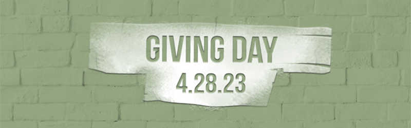 Giving day 2023 banner