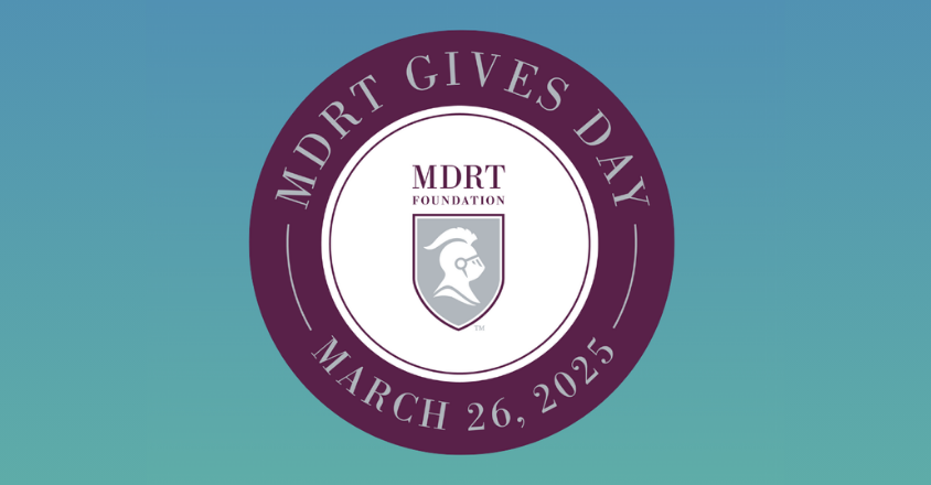 MDRT Gives Day is March 26