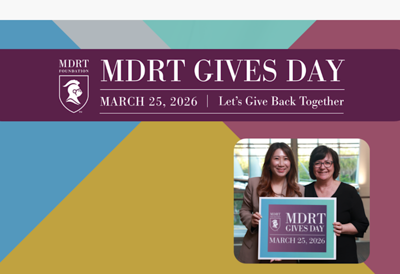MDRT Gives Day is March 25, 2026
