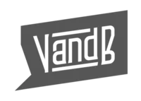 V and B logo