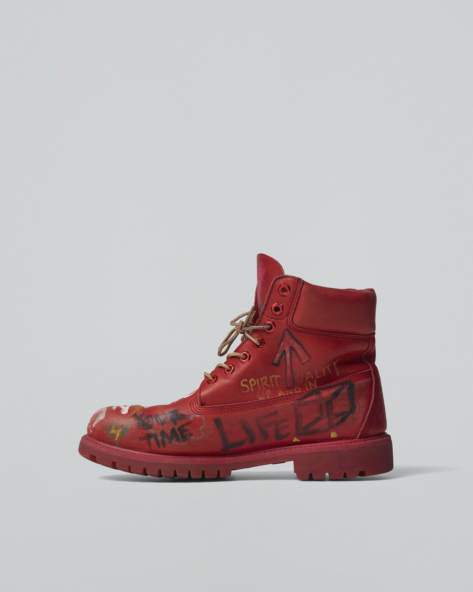 Bee-Line-Timberland-6-inch-Red-with-Hand-Drawn-Artwork-4