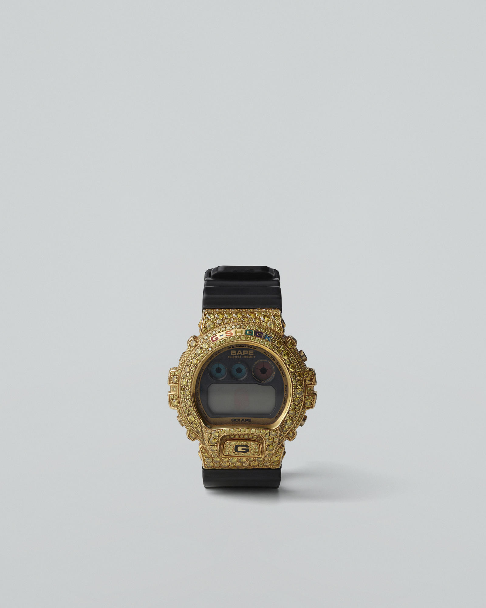 Casio-G-Shock-Bape-DW-6900-Yellow-Gold-and-Diamond-Unauthorized-1