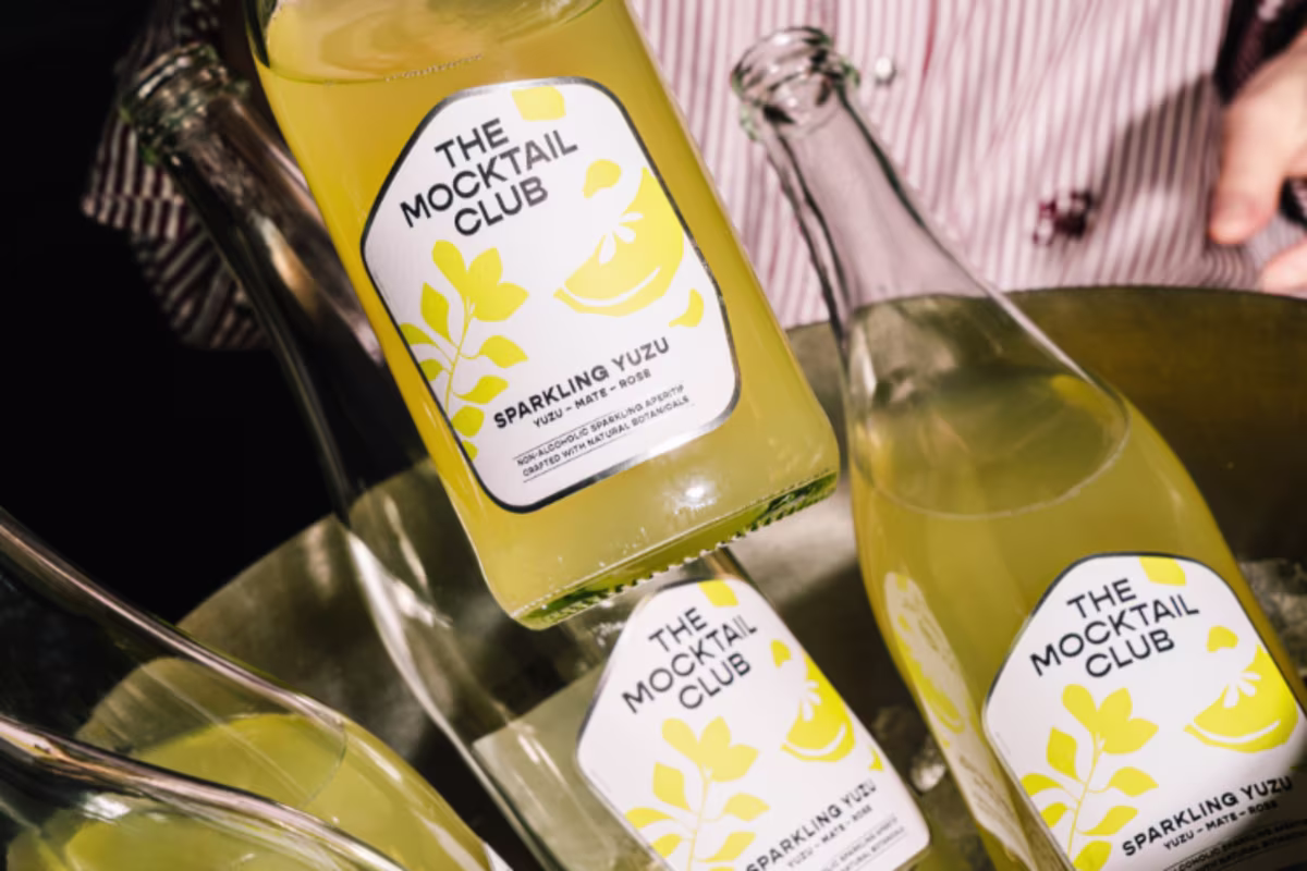 Sfeerbeeld van The Mocktail Club flessen