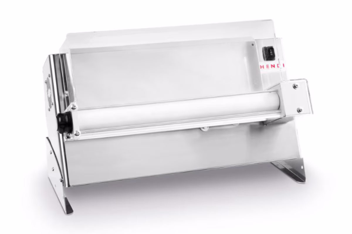 Horeca concept pizza elektrische deegroller beeld