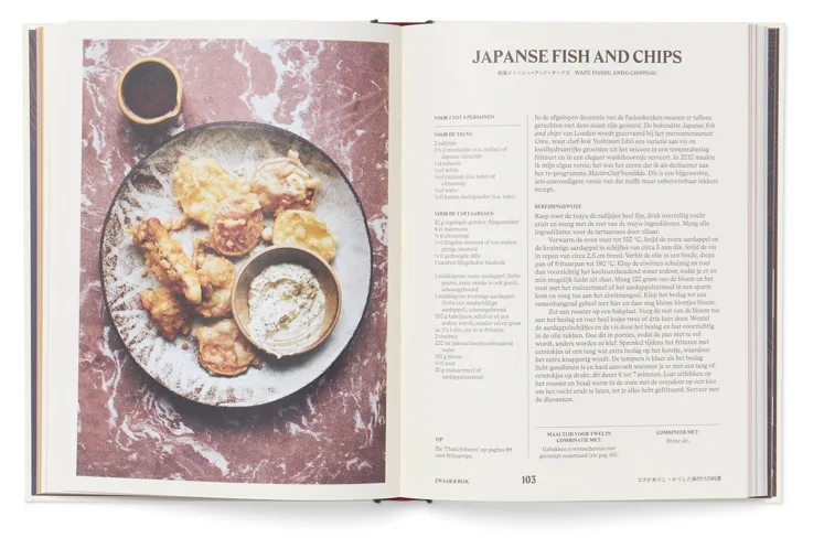Sfeerbeeld opengeslagen boek Izakaya