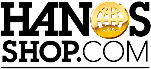Zwart logo van HANOS SHOP.com