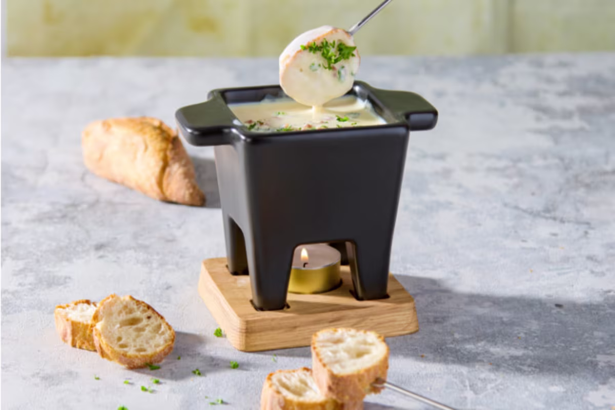 Sfeerbeeld van kaasfondue en raclette