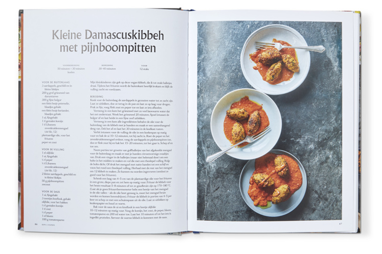 Sfeerbeeld opengeslagen boek Mezze