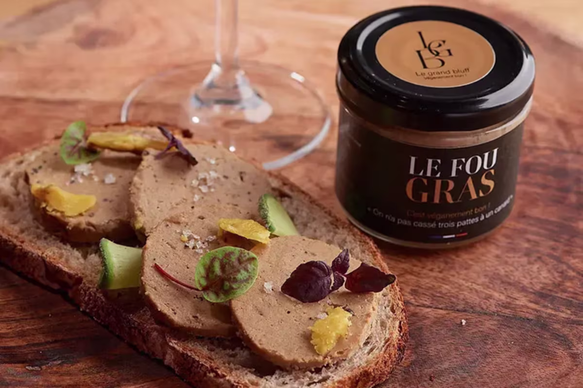 Sfeerbeeld van alternatieve foie gras plantaardig Le Fou Gras