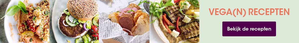 Sfeerbeeld Vegetarisch & Vegan banner vega(n) recepten