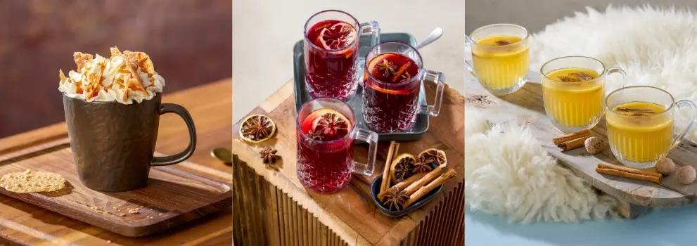 Sfeerbeelden van Winterse dranken