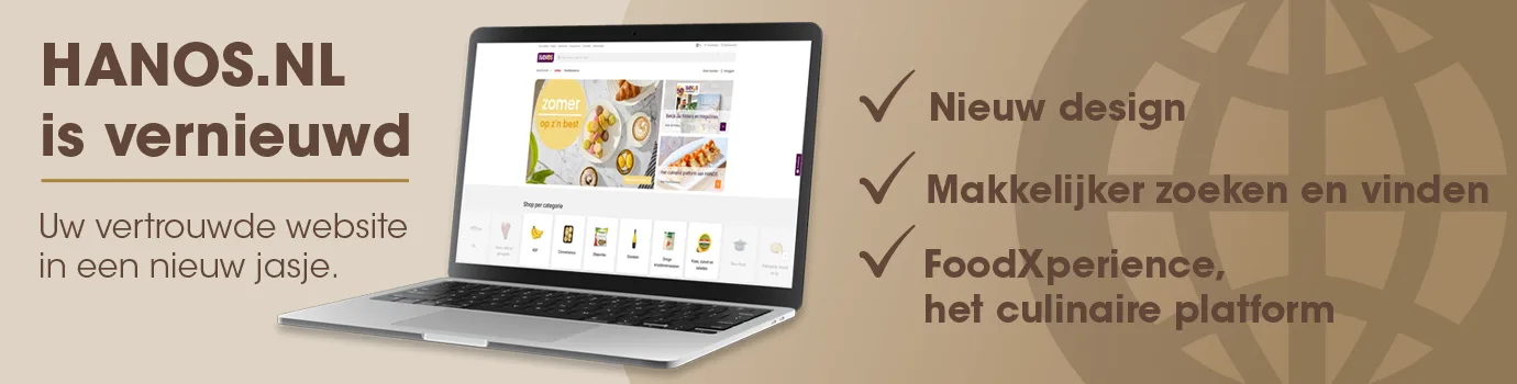 Smalle banner Home website is vernieuwd