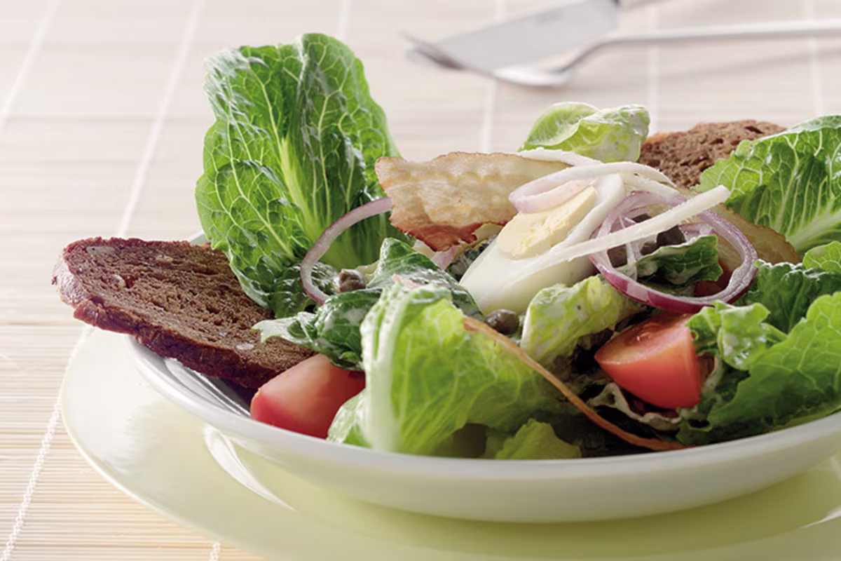 Sfeerbeeld Foodpairing Caesar Salad Zuurdesem