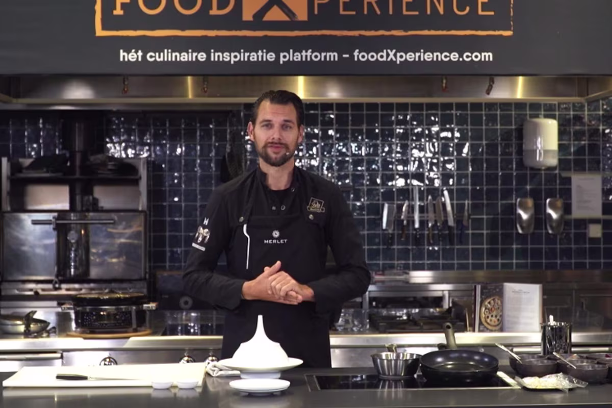 Sfeerbeeld van masterclass 5 gangen groentemenu