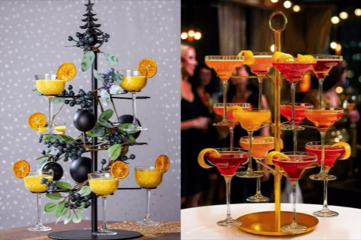 Sfeerbeeld van Cocktailtree kerstboom