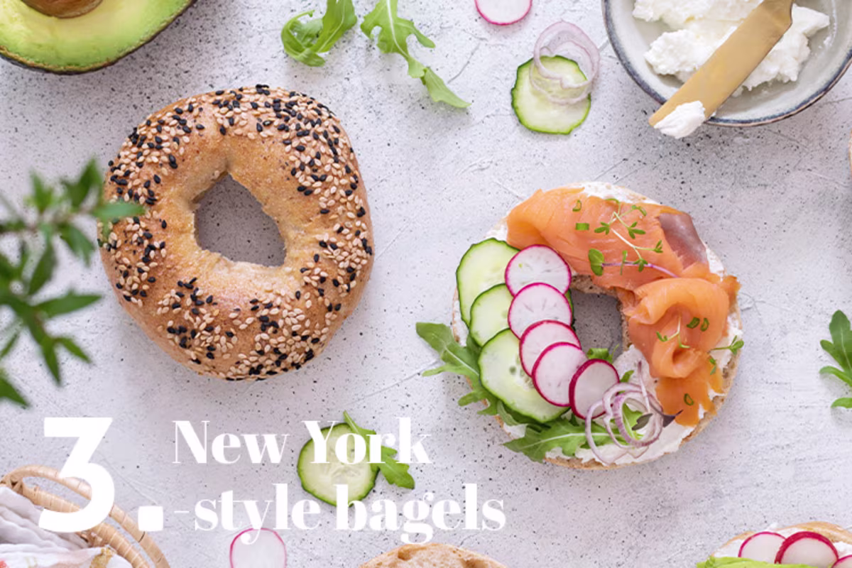 Sfeerbeeld van New York style bagels