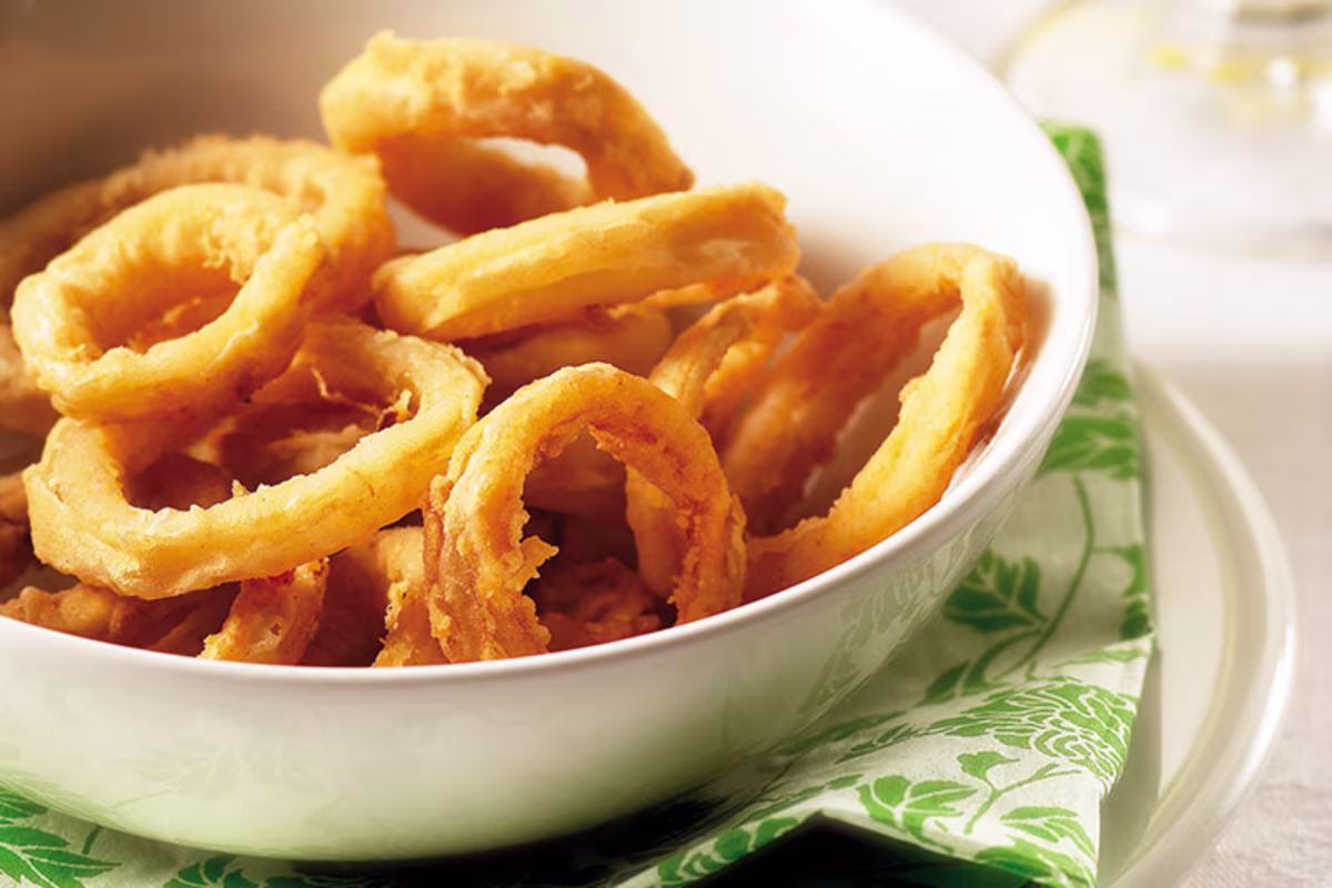 Sfeerbeeld Foodpairing Gefrituurde inktvisringen Calamari