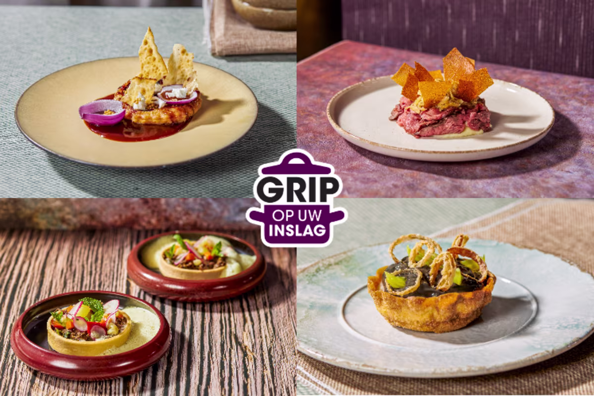 Sfeerbeeld van verschillende gerechten van Grip op inslag
