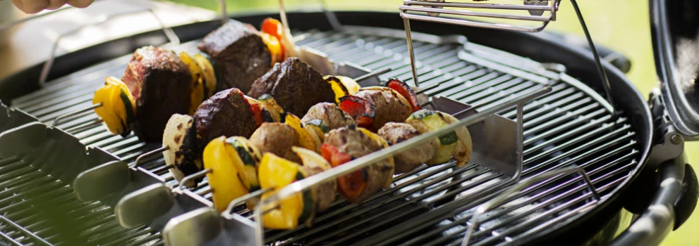 Sfeerbeeld vegetarisch op de BBQ