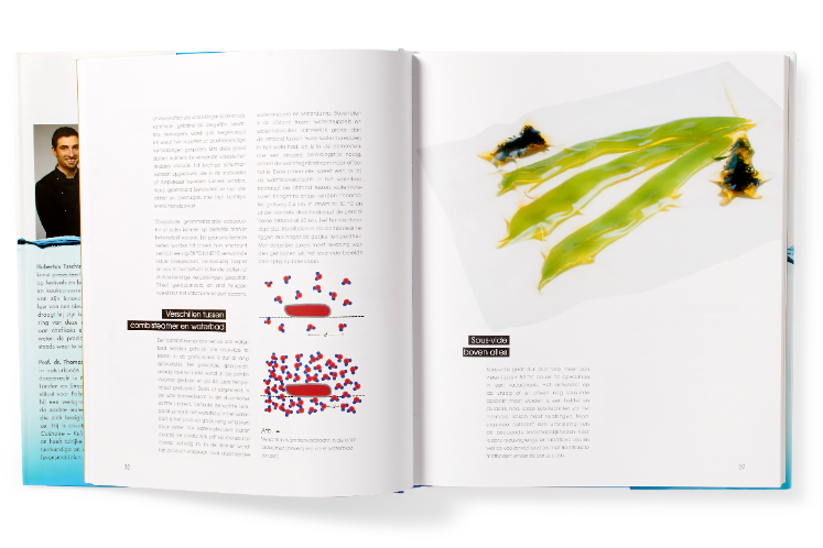 Sous vide boek opengeslagen. 60 recepten in het boek.