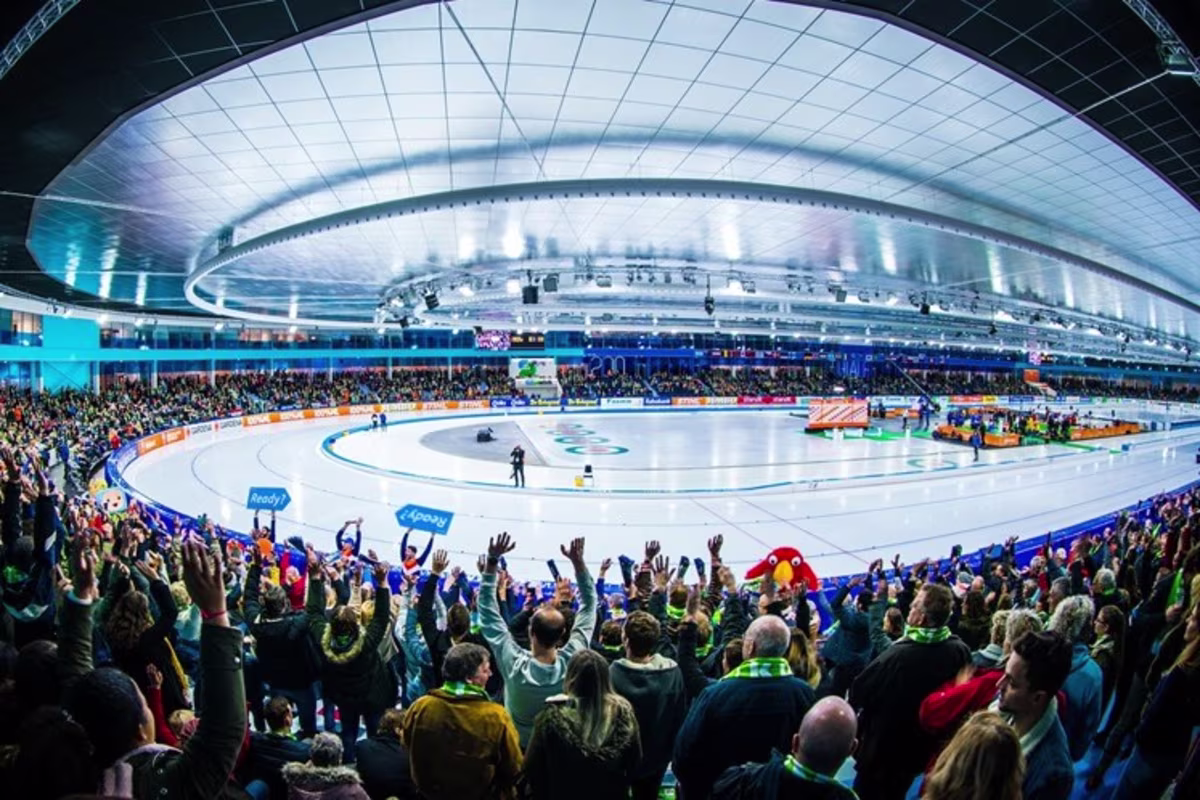 Schaatswedstrijd Thialf