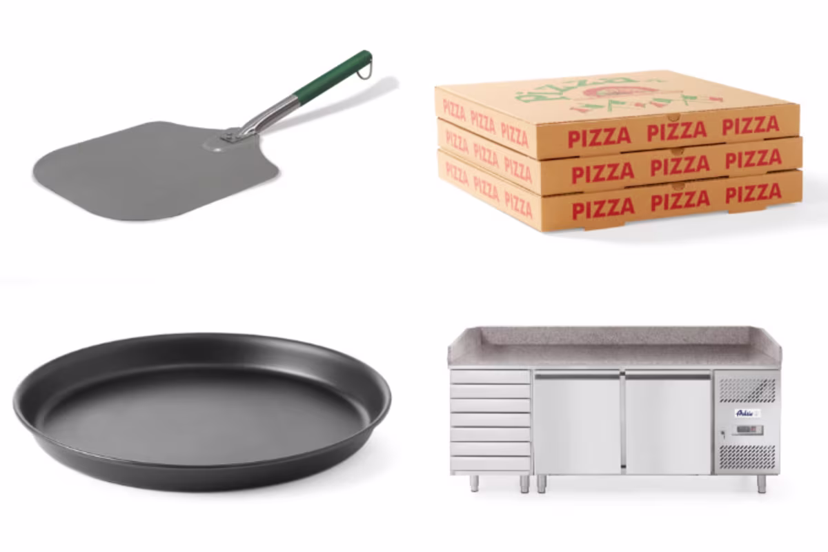 Horeca concept pizza tools assortiment beeld