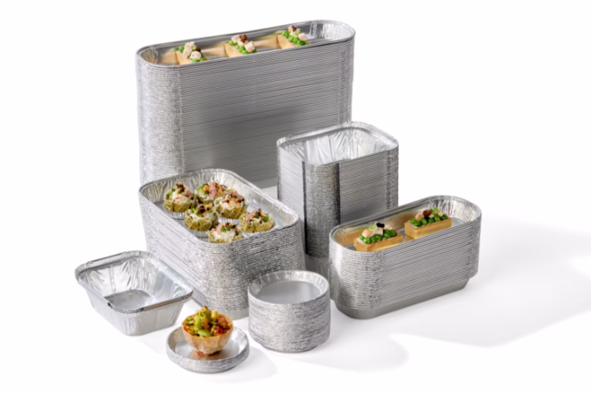 Sfeerbeeld van aluminium disposables