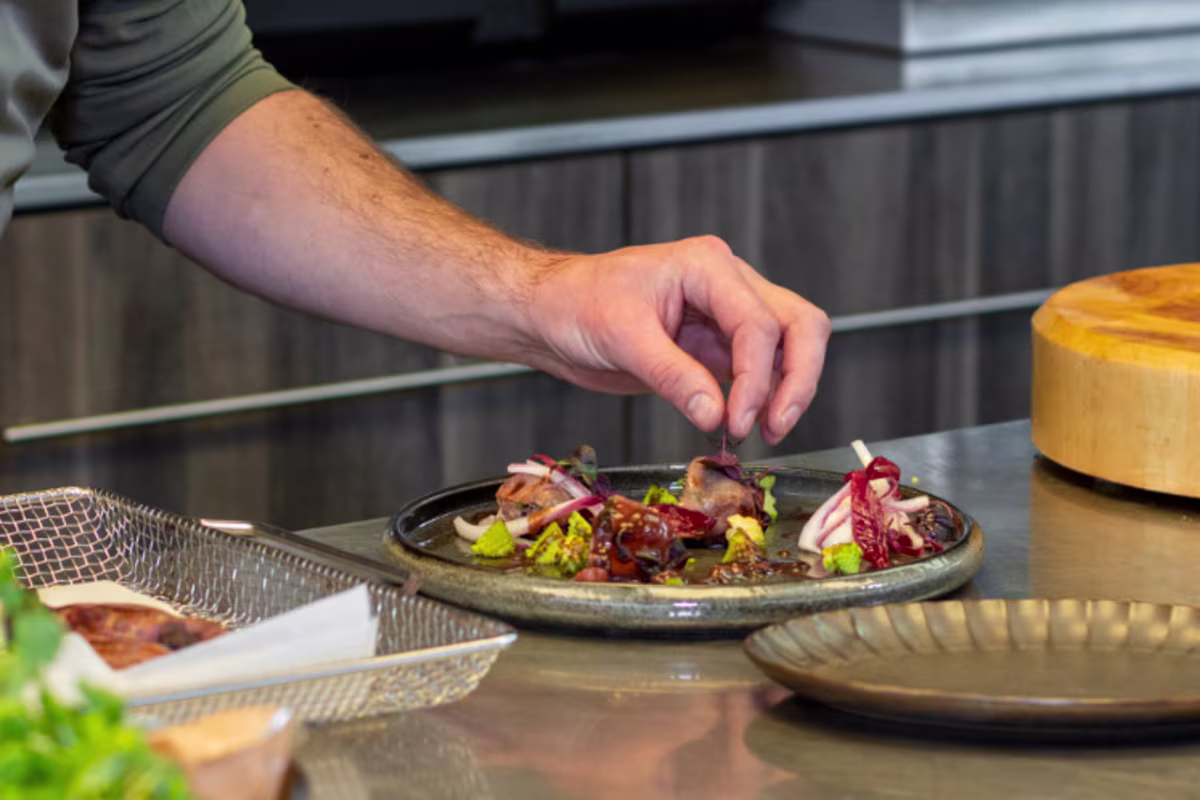 Chefs creation sous vide beeld