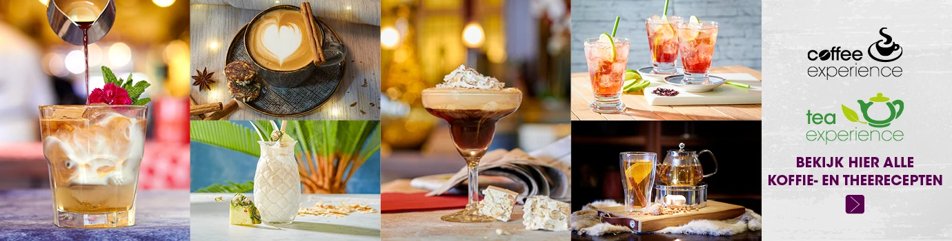Banner coffee en tea experience recepten