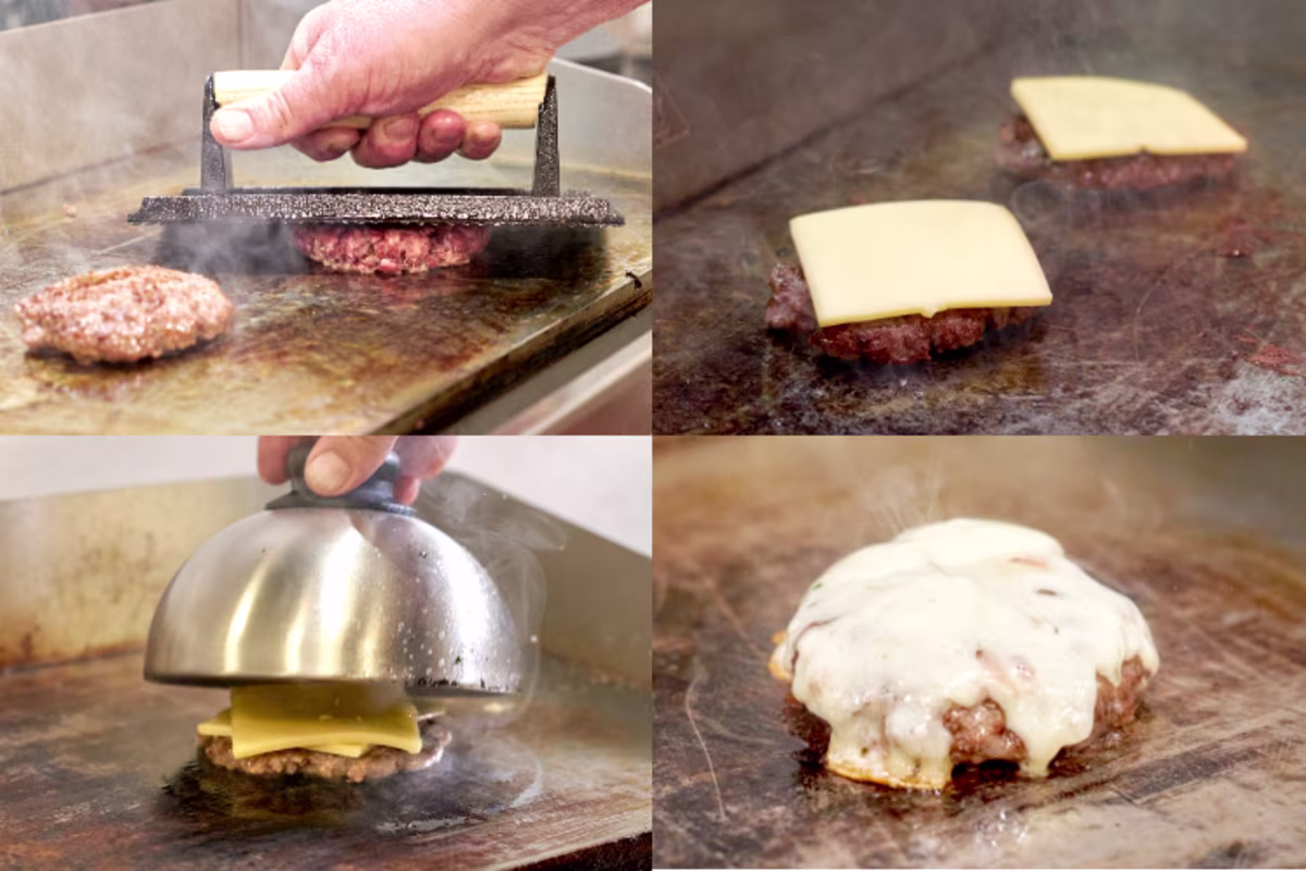 Horeca concepen burgers smash burgers beeld