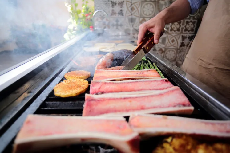 Sfeerbeeld van Beenmerg op de BBQ