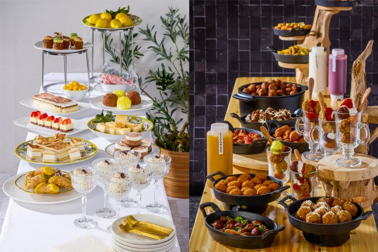 Buffettafels in thema beeld