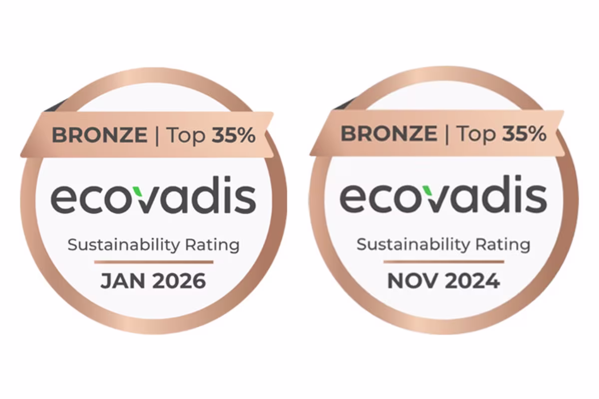 Afbeelding Ecovadis medailles HANOS