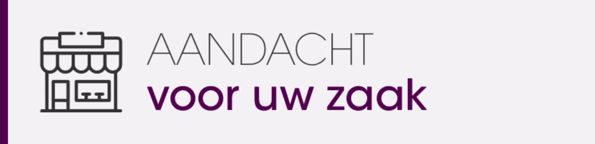 Aandacht voor uw zaak