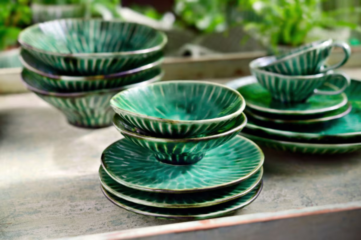 Feestelijke tableware beeld