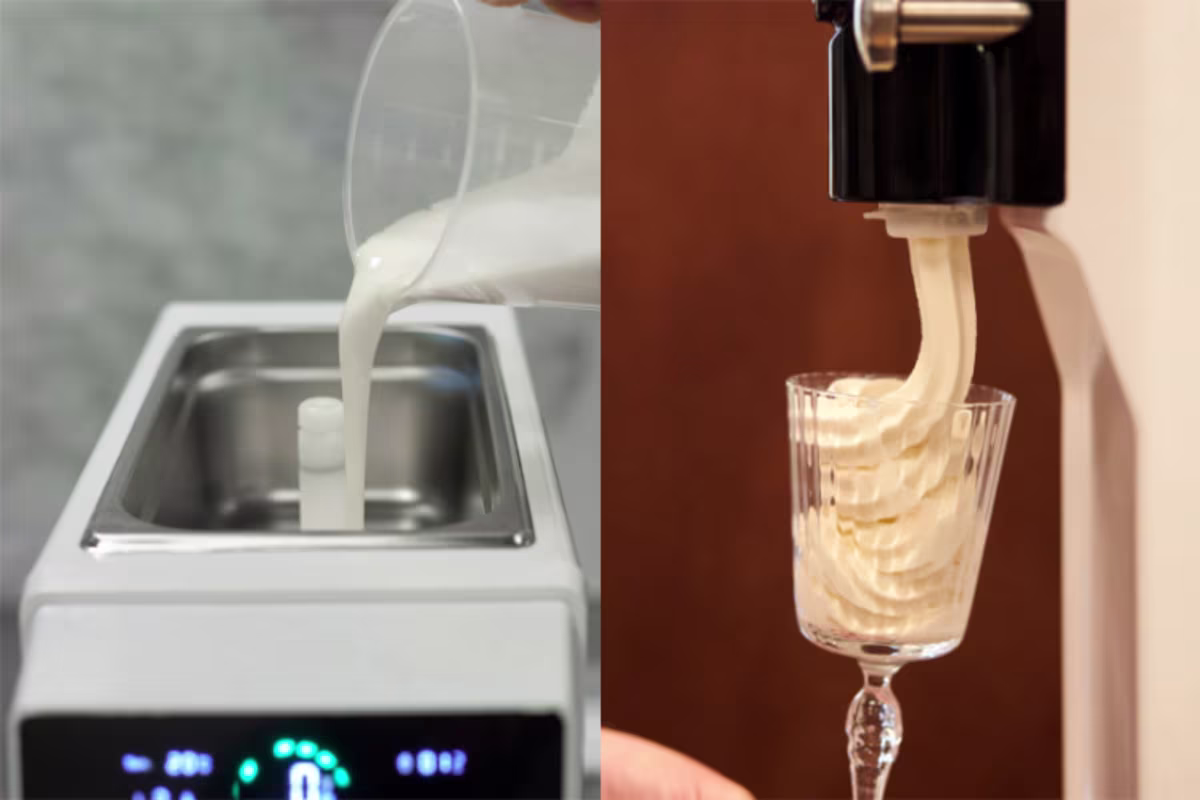 Soft serve apparatuur sfeerbeeld