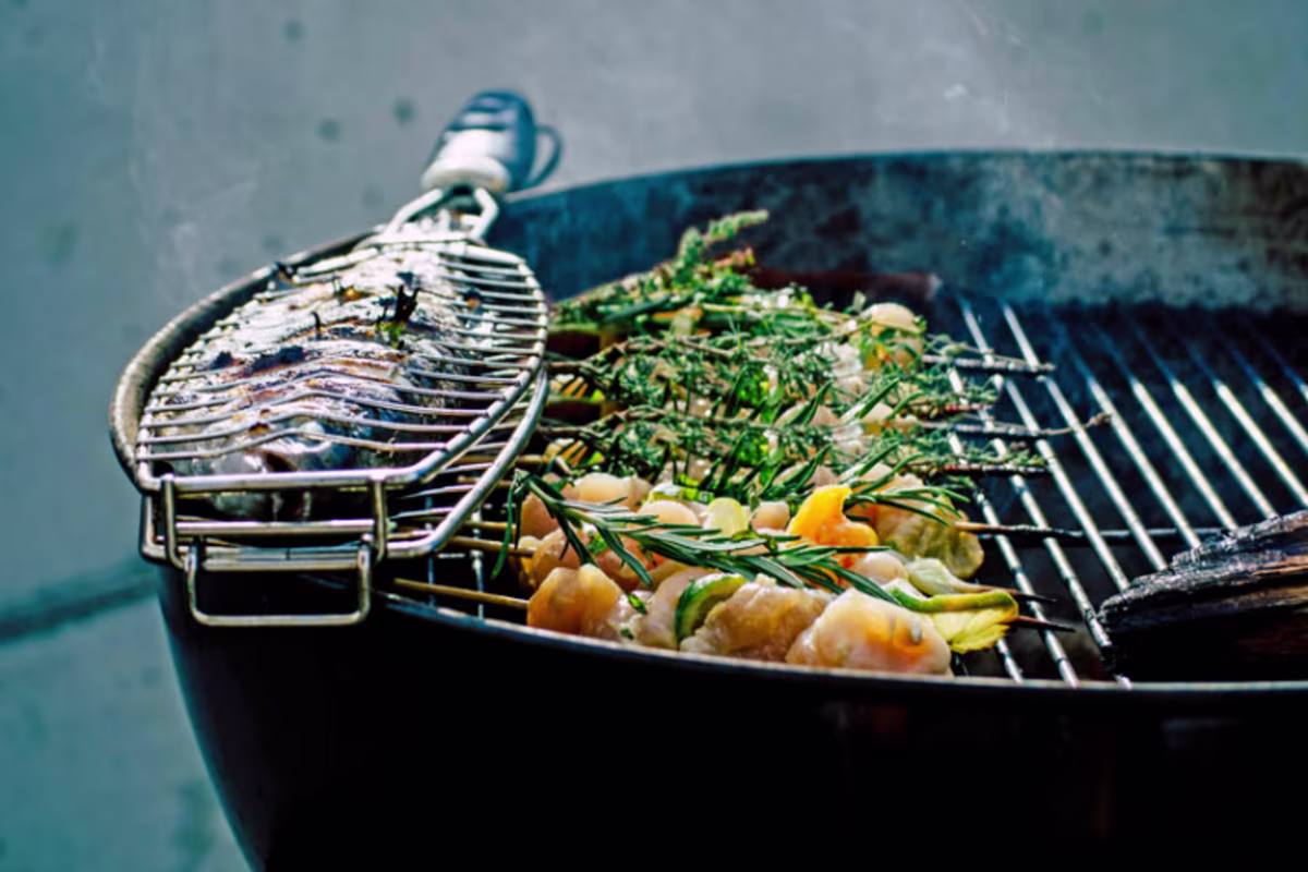 Sfeerbeeld vis tools voor de bbq