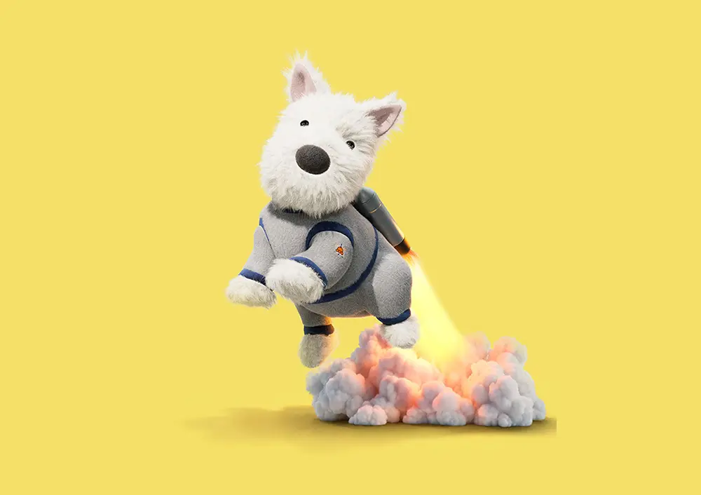 Title: Munro Scottie Dog Space Jellycat Plush