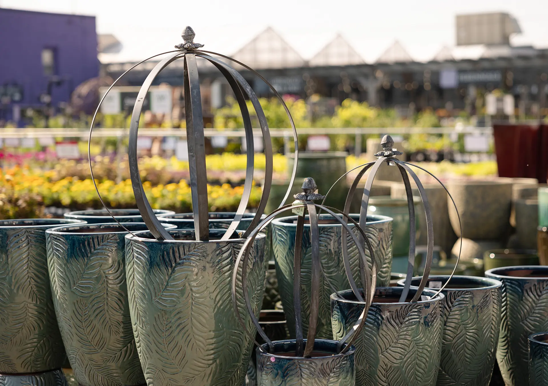 Tall Planters for Outdoor Plants Set of 3, 24 In Taper Planters with D –  Greenhouse Refuge, image size:1920x1353