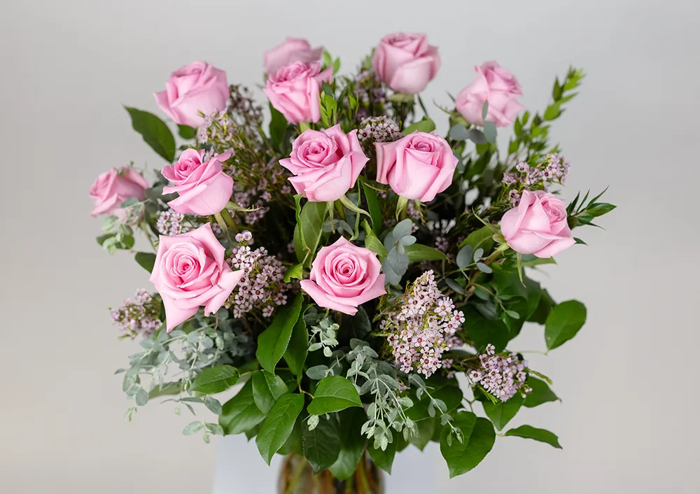 Shop Pink Dozen Roses for Delivery | Bachman's Minneapolis