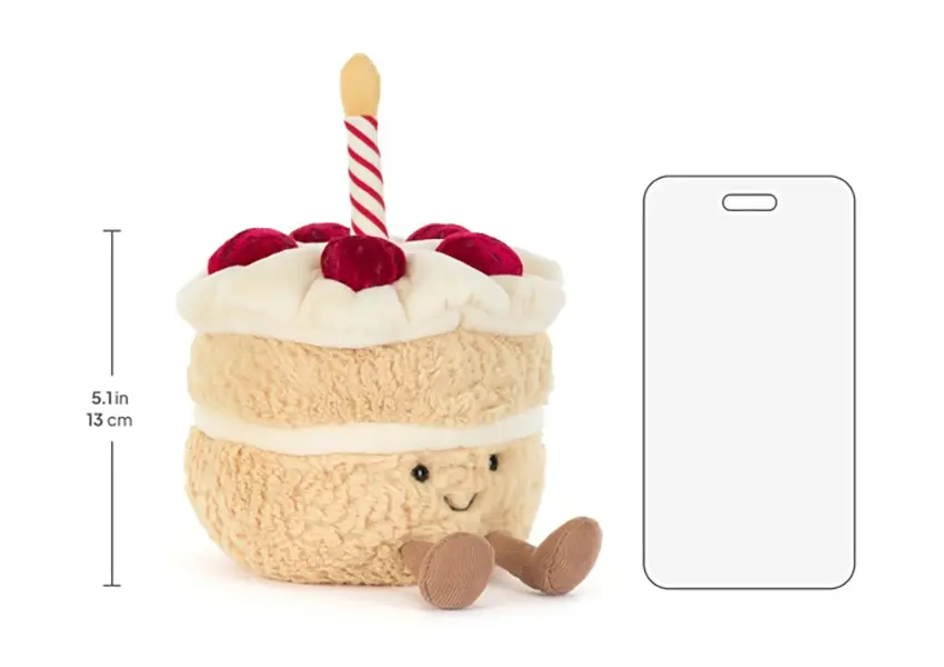Title: Amuseables Birthday Cake Jellycat Plush