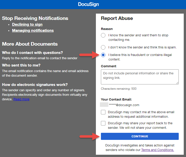 Account Activity Log when requested through Verified Email